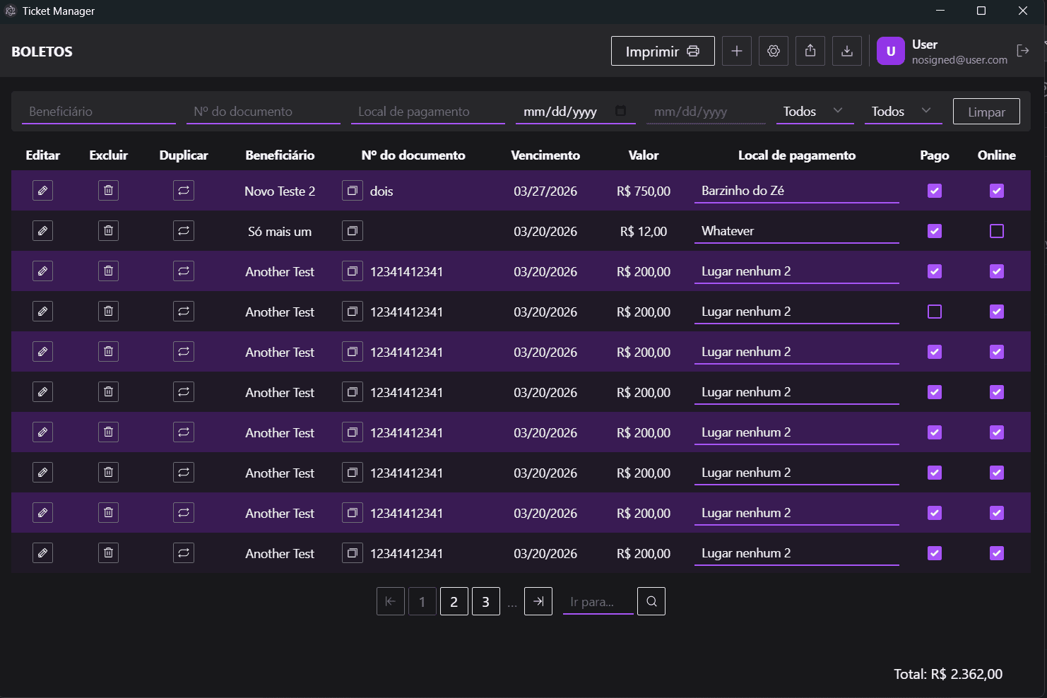 Ticket Manager